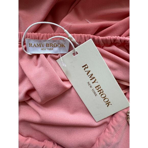 New ~ RAMY BROOK ~ Deco Rose Ryder Chain Trim Dress Size M - Picture 9 of 11